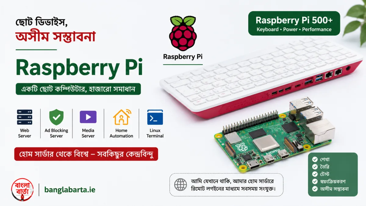 Raspberry Pi: ছোট একটি কম্পিউটার, যার সম্ভাবনা প্রায় সীমাহীন