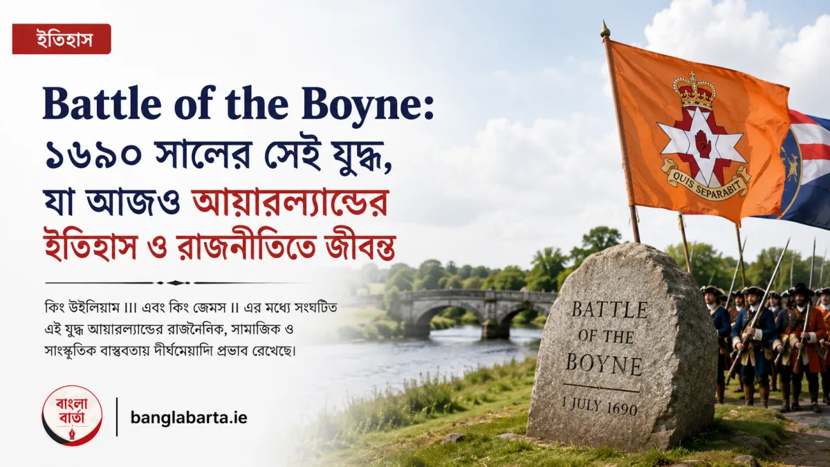 Battle of the Boyne: ১৬৯০ সালের সেই যুদ্ধ, যা আজও আয়ারল্যান্ডের ইতিহাস ও রাজনীতিতে জীবন্ত