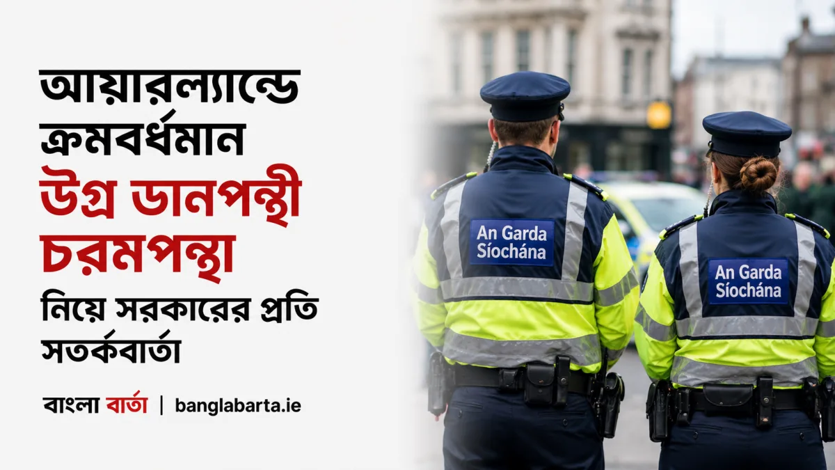 আয়ারল্যান্ডে ক্রমবর্ধমান উগ্র ডানপন্থী চরমপন্থা নিয়ে সরকারের প্রতি সতর্কবার্তা